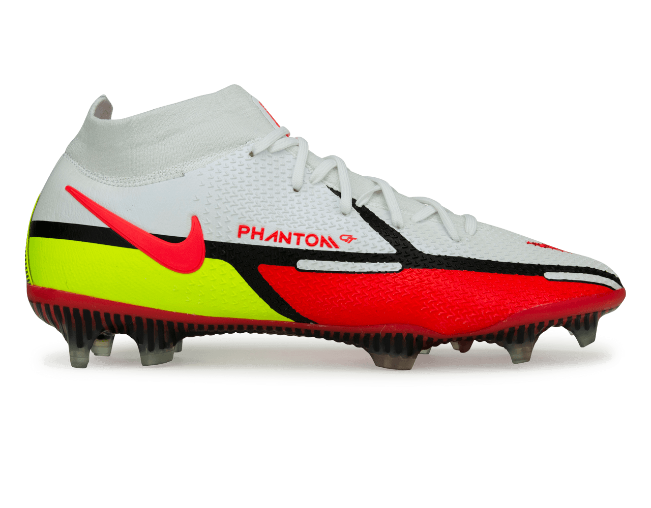 Nike Men s Phantom GT2 DF Elite FG White Bright Crimson Azteca Soccer