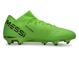 adidas Men's Nemeziz Messi 18.1 FG Solar Green/Core Black