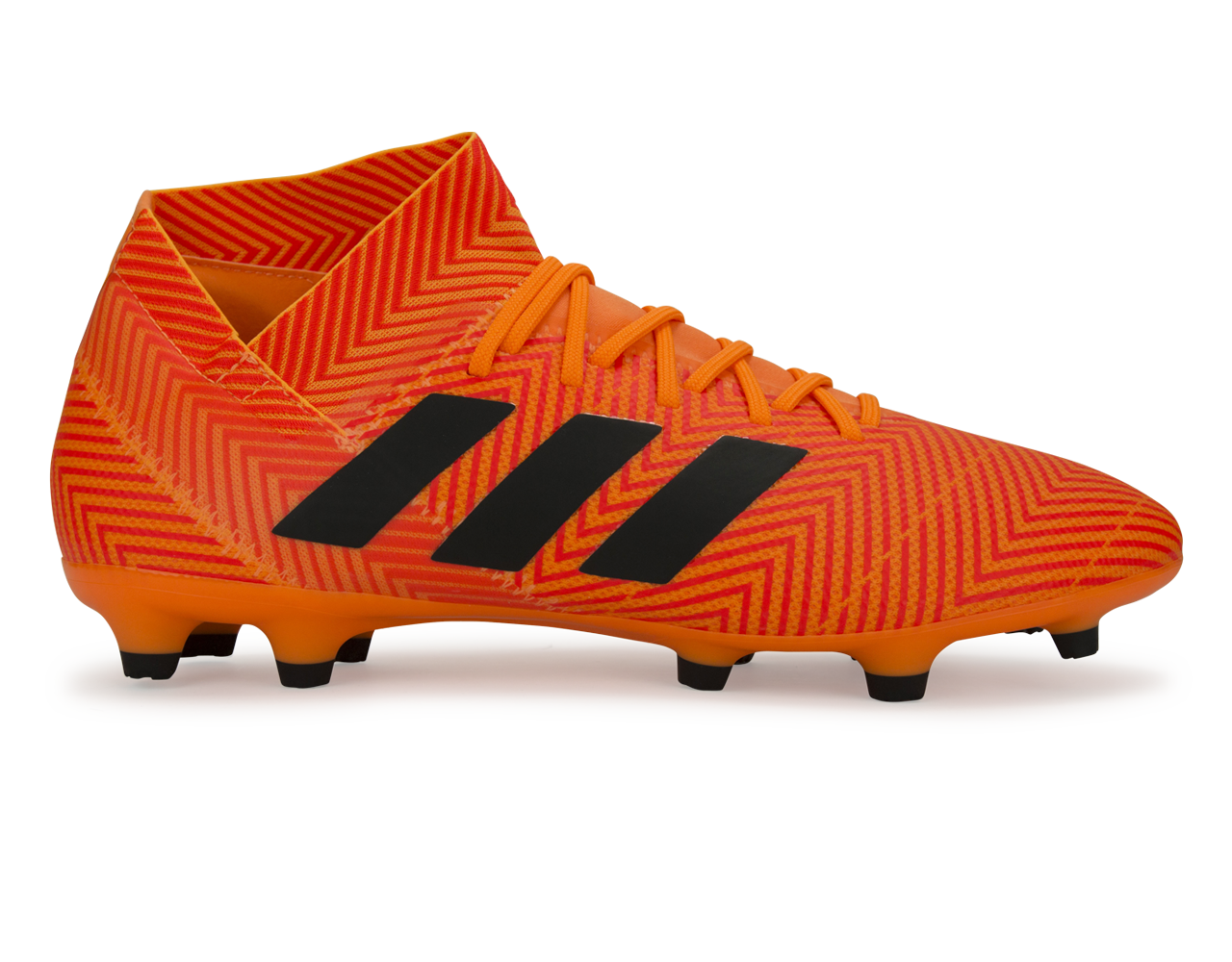 adidas Men s Nemeziz 18.3 FG Zest Core Black Solar Red Azteca Soccer