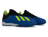 adidas Men's X Tango 18.3 Turf Soccer Shoes Footblue/Solar Yellow/Core Black