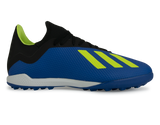 adidas Men's X Tango 18.3 Turf Soccer Shoes Footblue/Solar Yellow/Core Black