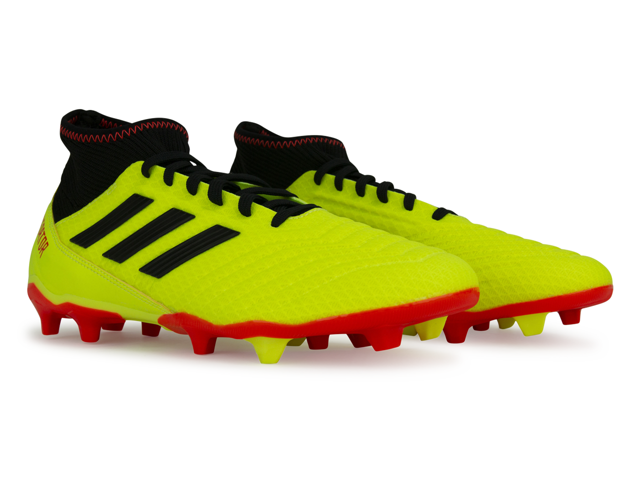 adidas Men's Predator 18.3 FG Solar Yellow/Core Black/Solar Red