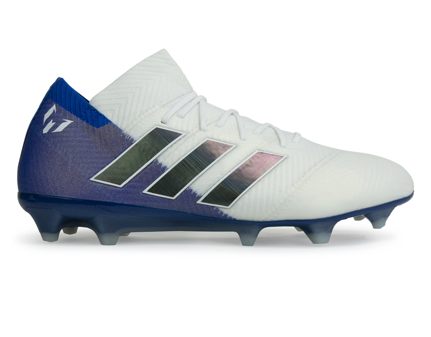 adidas Men's Nemeziz Messi 18.1 FG White/Core Black – Azteca Soccer