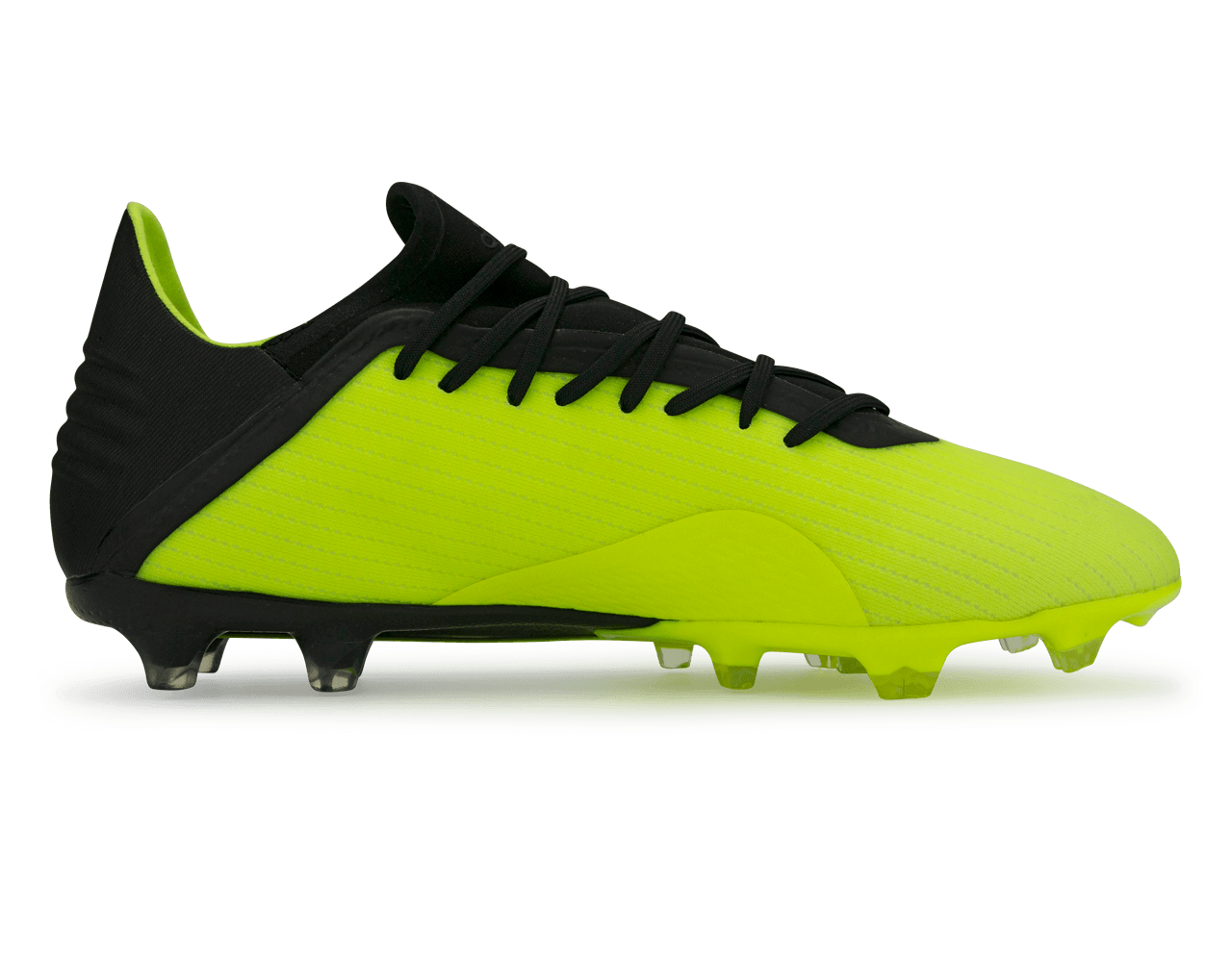 adidas Men s X 18.2 FG Solar Yellow Core Black Cloud White