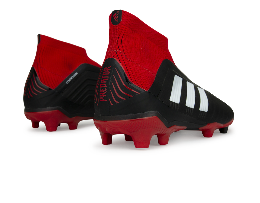 adidas Kids Predator 18+ FG Core Black/White