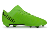 adidas Kids Nemeziz Messi 18.3 FG Solar Green/Core Black
