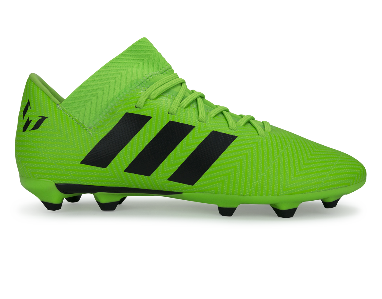 adidas Kids Nemeziz Messi 18.3 FG Solar Green Core Black 10.5K