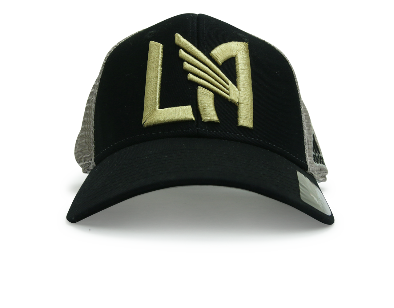 adidas Men's LAFC Mesh Back Structured Flex Cap Black
