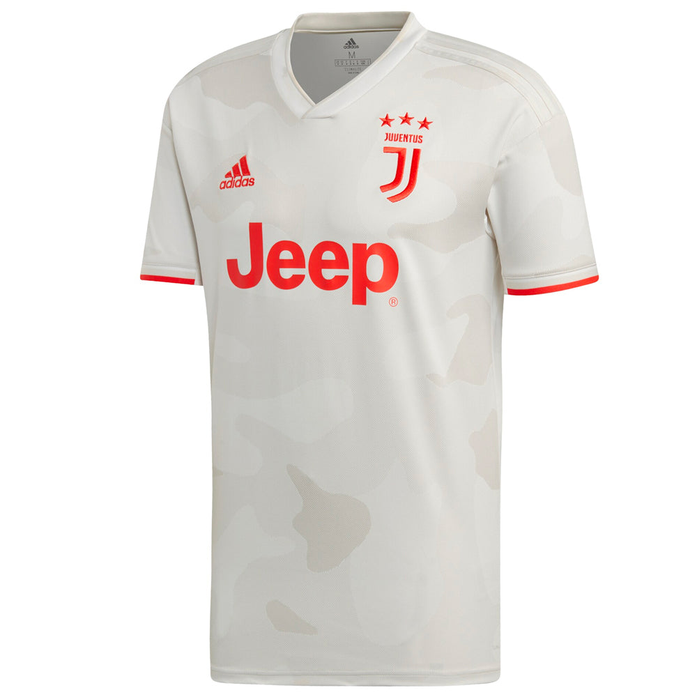 adidas Men's Juventus 19/20 Away Jersey Raw White/Red Orange – Azteca