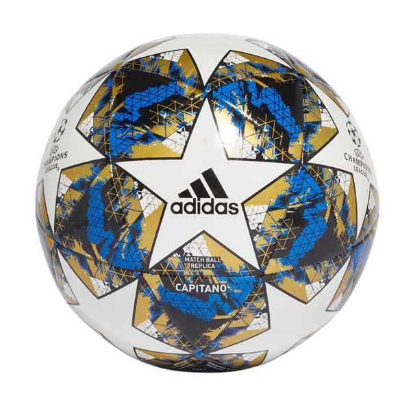adidas UCL Finale 19 Capitano Ball White/Blue/Black/Gold Metallic