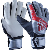 adidas Kids Predator Top Training Fingersave Goalkeeper Gloves Silver Metallic/Black