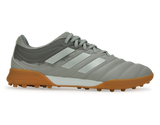 adidas Men's Copa 20.3 Turf Soccer Shoes Silver Metallic/Solar Yellow