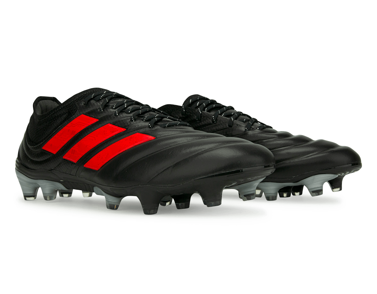 adidas Men's Copa 19.1 FG Core Black/Hi-Res Red/Silver Metallic adidas Men's Copa 19.1 FG Core Black/Hi-Res Red/Silver Metallic