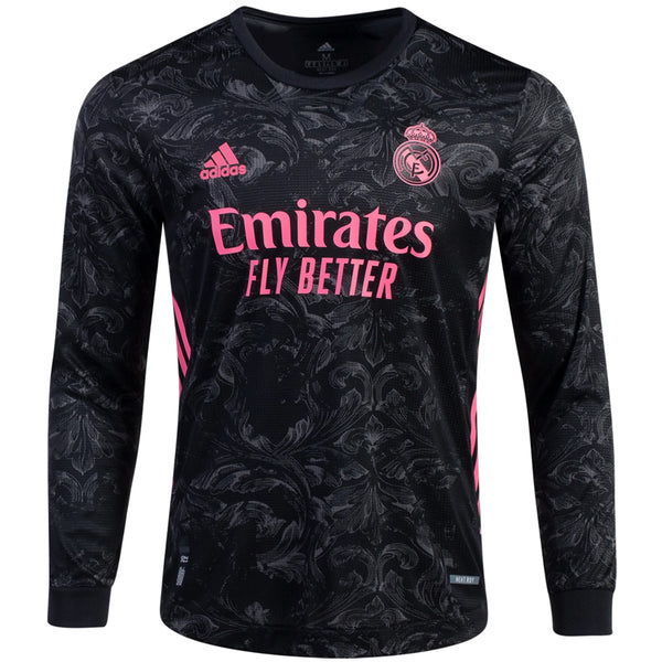 adidas Real Madrid Third Authentic Shirt 20/21 Jersey Black Herren