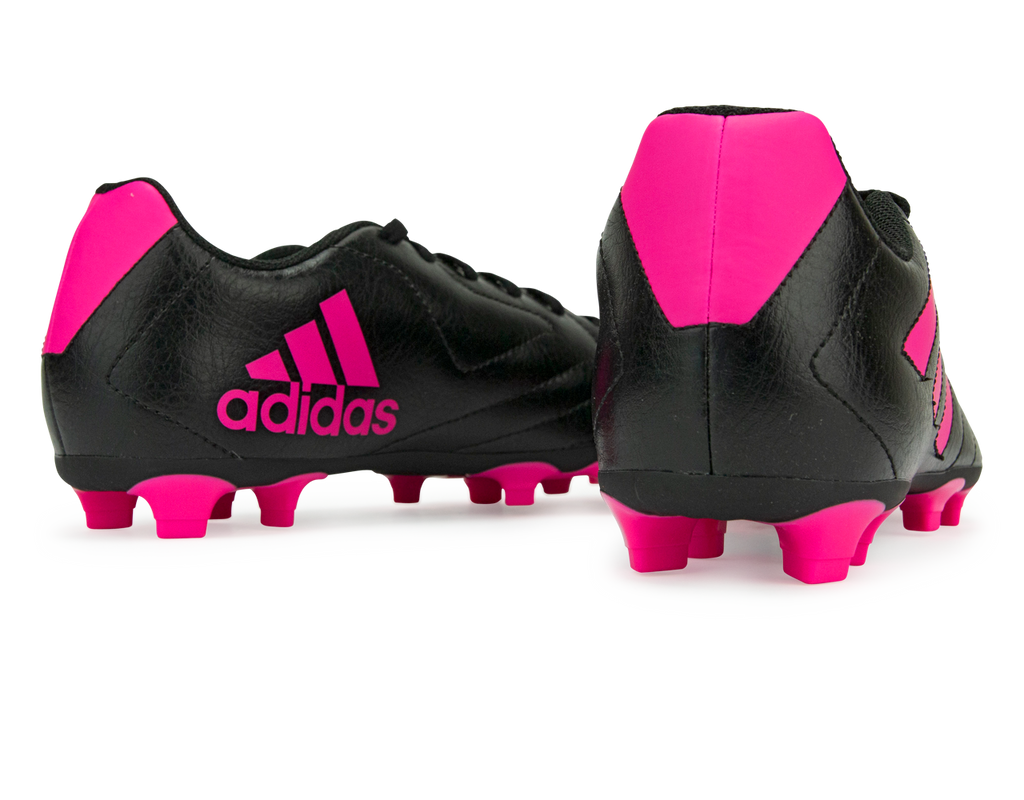 adidas Kids Goletto VII FG Core Black/Shock Pink Rear