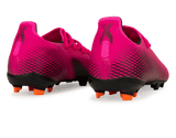 adidas Kids X Ghosted.3 FG Pink/Black Rear