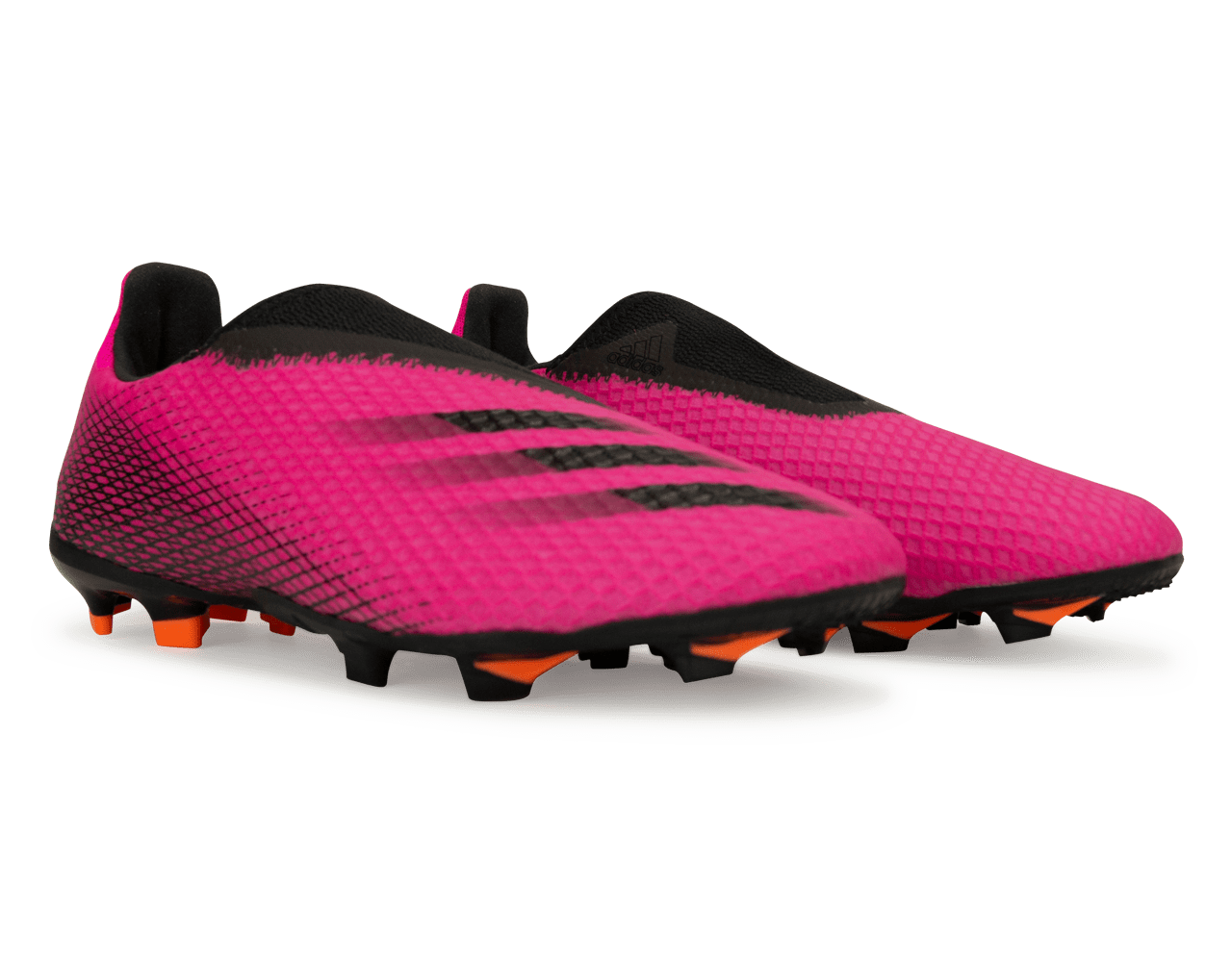 adidas Kids X Ghosted.3 LL FG Pink/Black Together