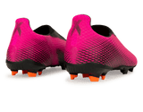 adidas Kids X Ghosted.3 LL FG Pink/Black Rear