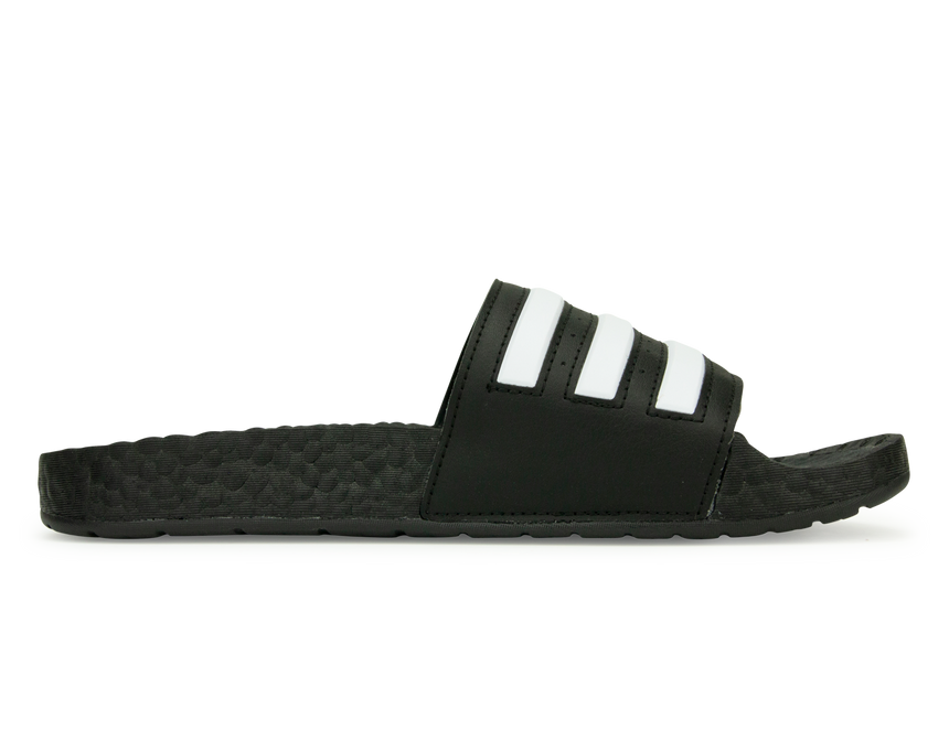 adidas Men's Adilette Boost Sandals Black/White Side