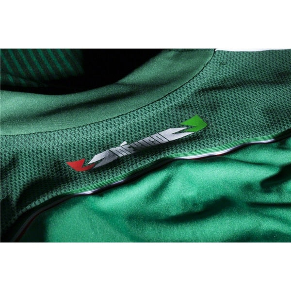 adidas Men's Mexico 14/15 Authentic Home Jersey Vivid Green/Dark Green