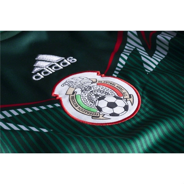 Adidas 2021-22 Mexico Youth Home Jersey - Black-Real Magenta