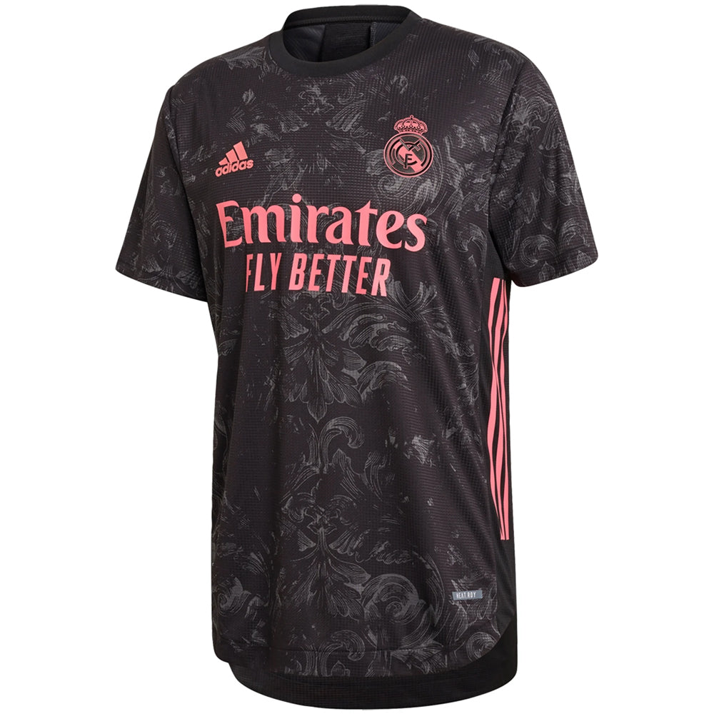 adidas Men's Real Madrid 2020/21 Authentic Third Jersey Black