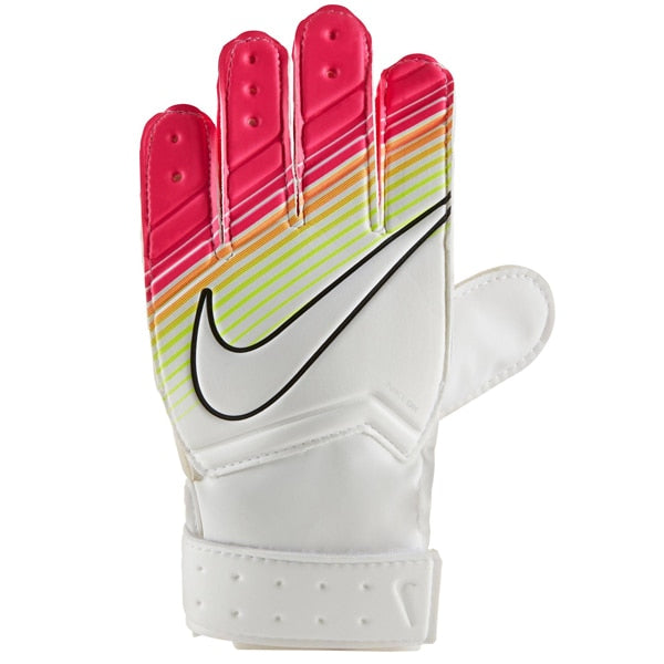 Nike Kids Spyne Match Goalkeeper Gloves White/Pink