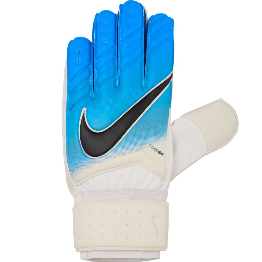 Nike Men's Spyne Pro Goalkeeper Gloves White/Photo Blue/Chlorine Blue