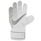 Nike Kids Match Goalkeeper Gloves White/Silver