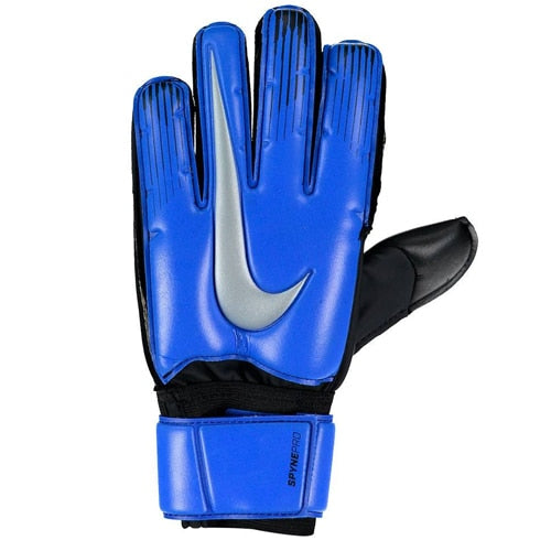 Nike Men's Spyne Pro Goalkeeper Gloves Racer Blue/Metalic Silver