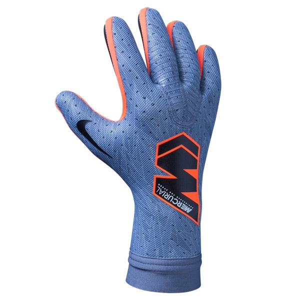 Nike Men's Mercurial Touch Elite Goalkeeper Gloves Armory Blue/Metallic Silver/Black