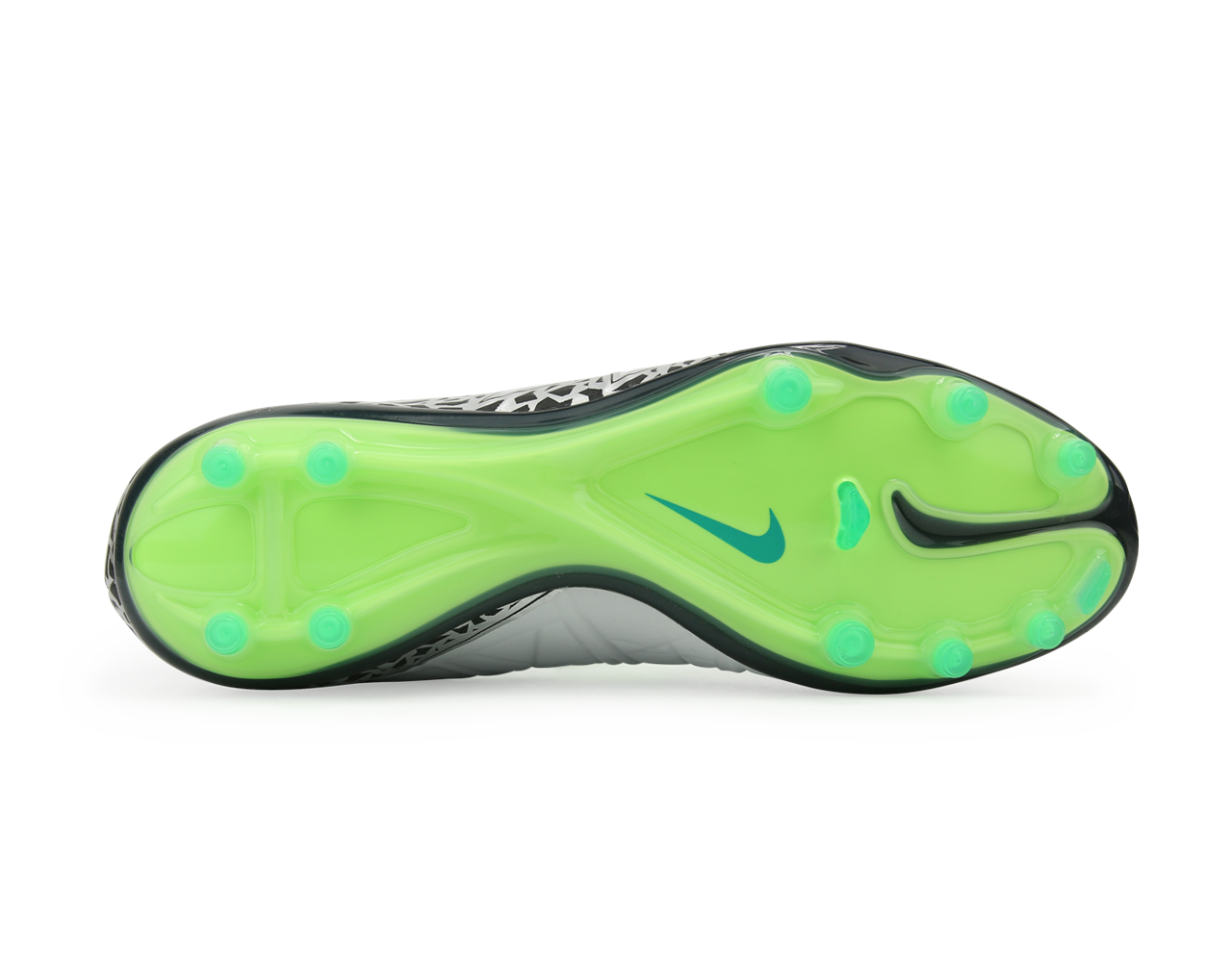 Nike Men's Hypervenom Phatal II DF FG Pure Platinum/Black/Ghost Green