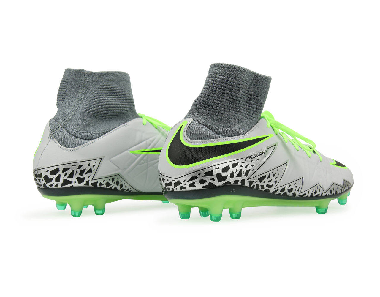 Nike Men s Hypervenom Phatal II DF FG Pure Platinum Black Ghost Green
