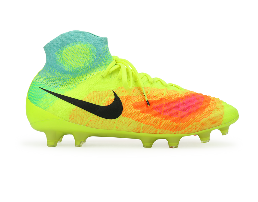 Nike Men's Magista Obra II FG Volt/Black/Total Orange – Azteca Soccer