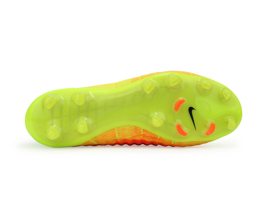 Nike Men's Magista Obra II FG  Volt/Black/Total Orange