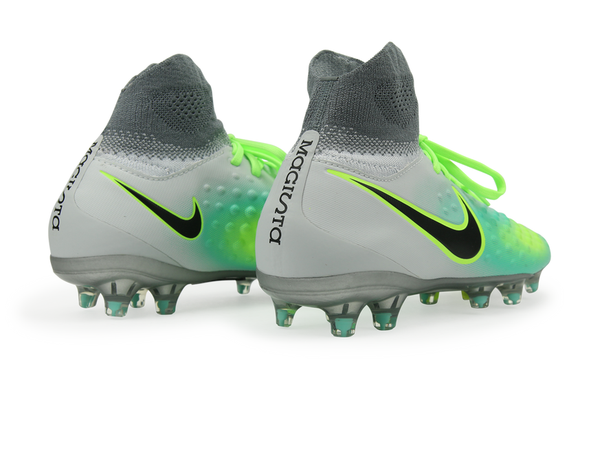 Nike Kids Magista Obra II FG Pure Platinum/Black/Ghost Green
