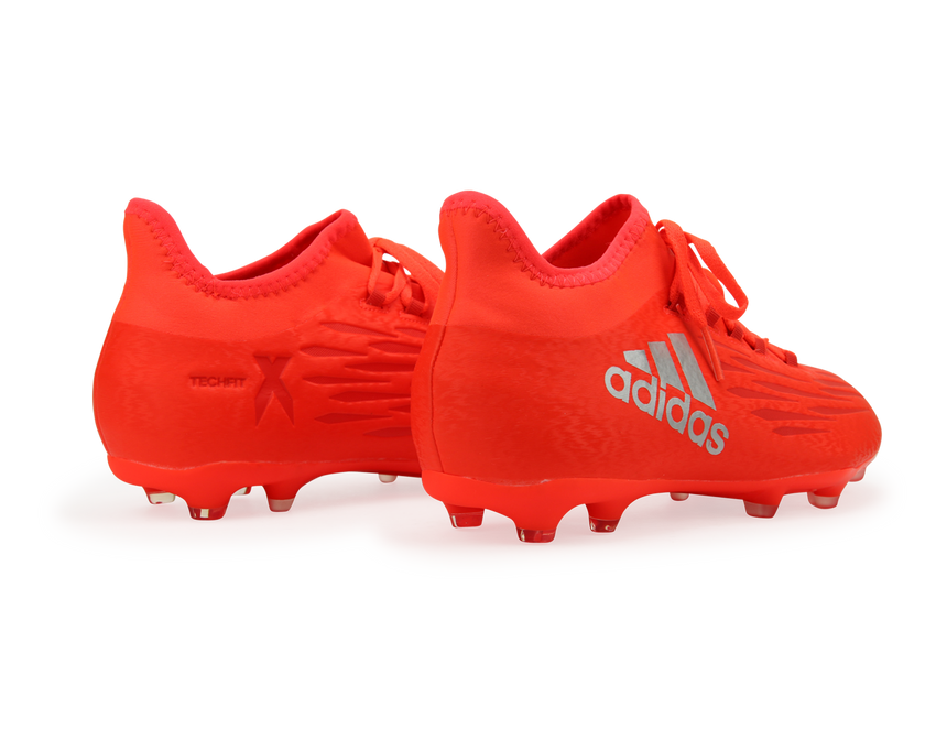 adidas Kids X 16.1 FG/AG Solar Red/Metallic Silver