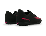 Nike Kids MercurialX Vapor XI Turf Soccer Shoes Black/Black/Pink Blast