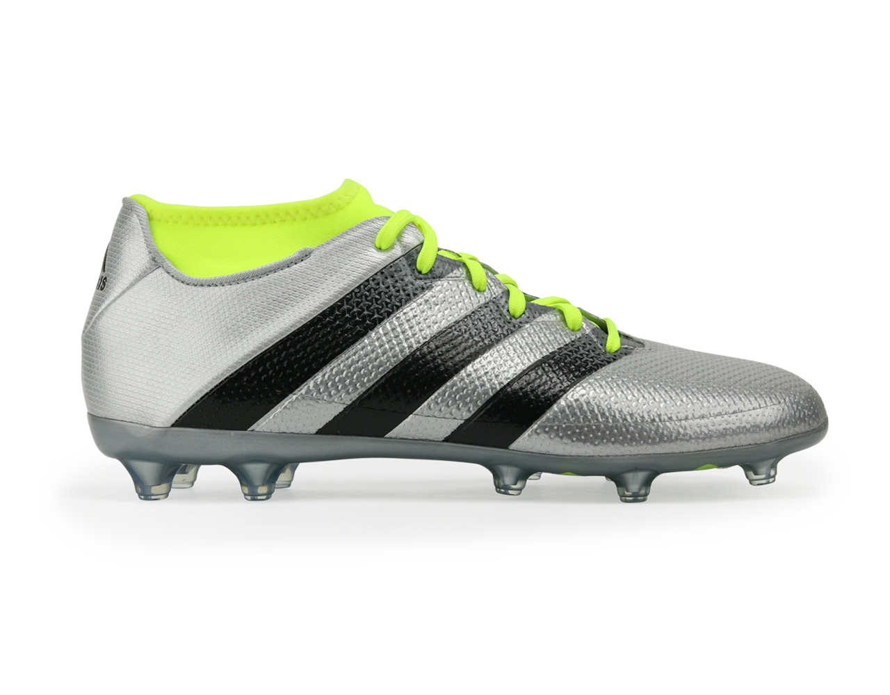 adidas Men's ACE Primemesh FG/AG Silver Metalic/Core Black