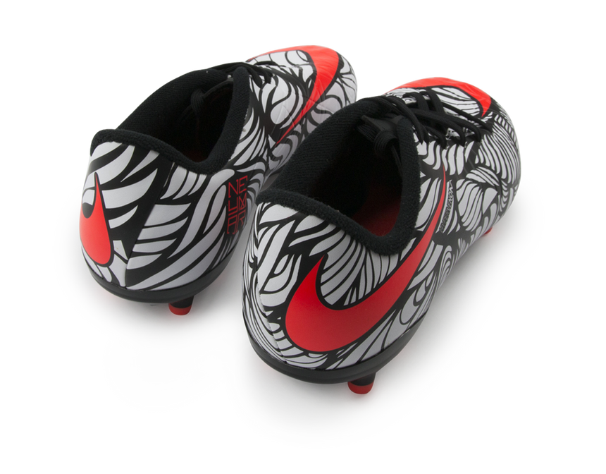 Nike Men's Hypervenom Phelon FG Black/Bright Crimson/White