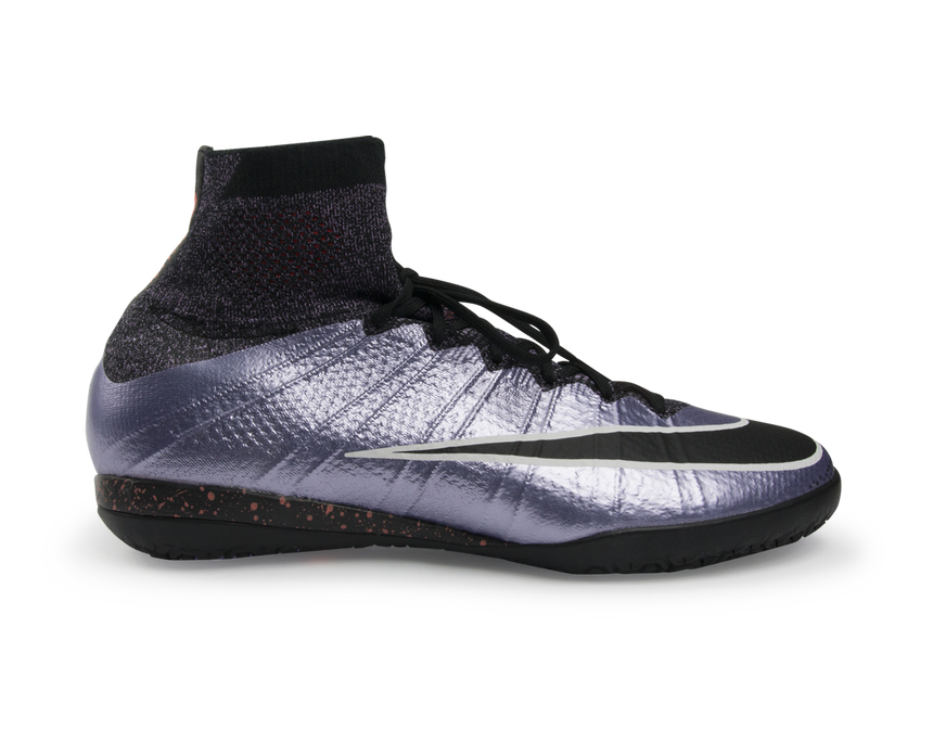 Nike Men's MercurialX Proximo Indoor Soccer Shoes Urban Lilac/Bright Mango/Black