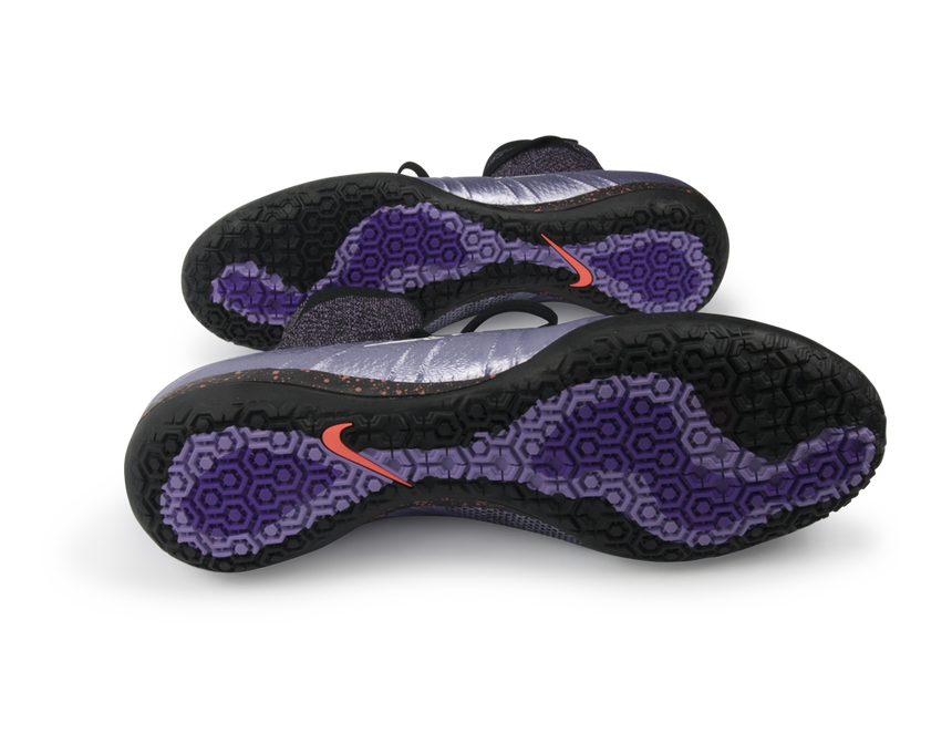 Nike Men's MercurialX Proximo Indoor Soccer Shoes Urban Lilac/Bright Mango/Black