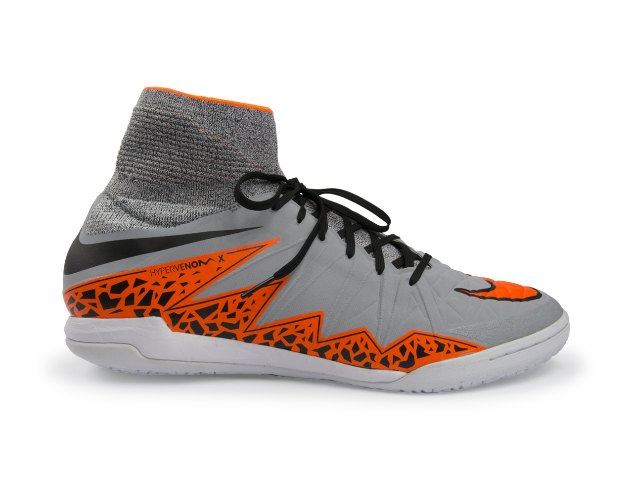 Nike Men's Hypervenom Proximo Indoor Soccer Shoes Wolf Grey/Total Orange/Black