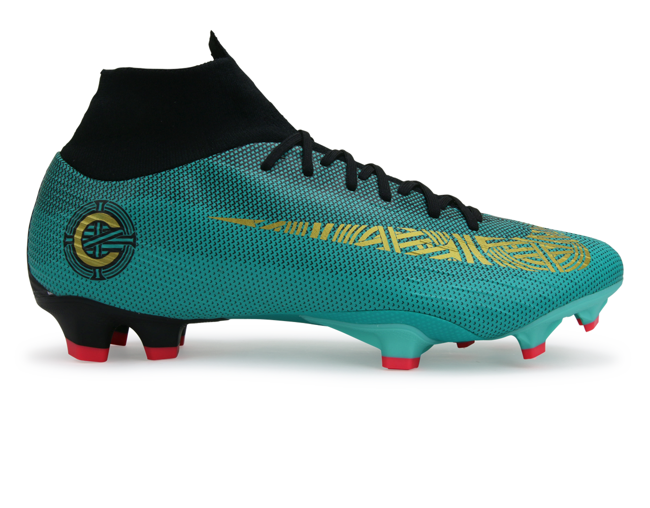 Nike Men s Mercurial CR7 Superfly 6 Pro FG Clear Jade Hyper Turquoise Azteca Soccer