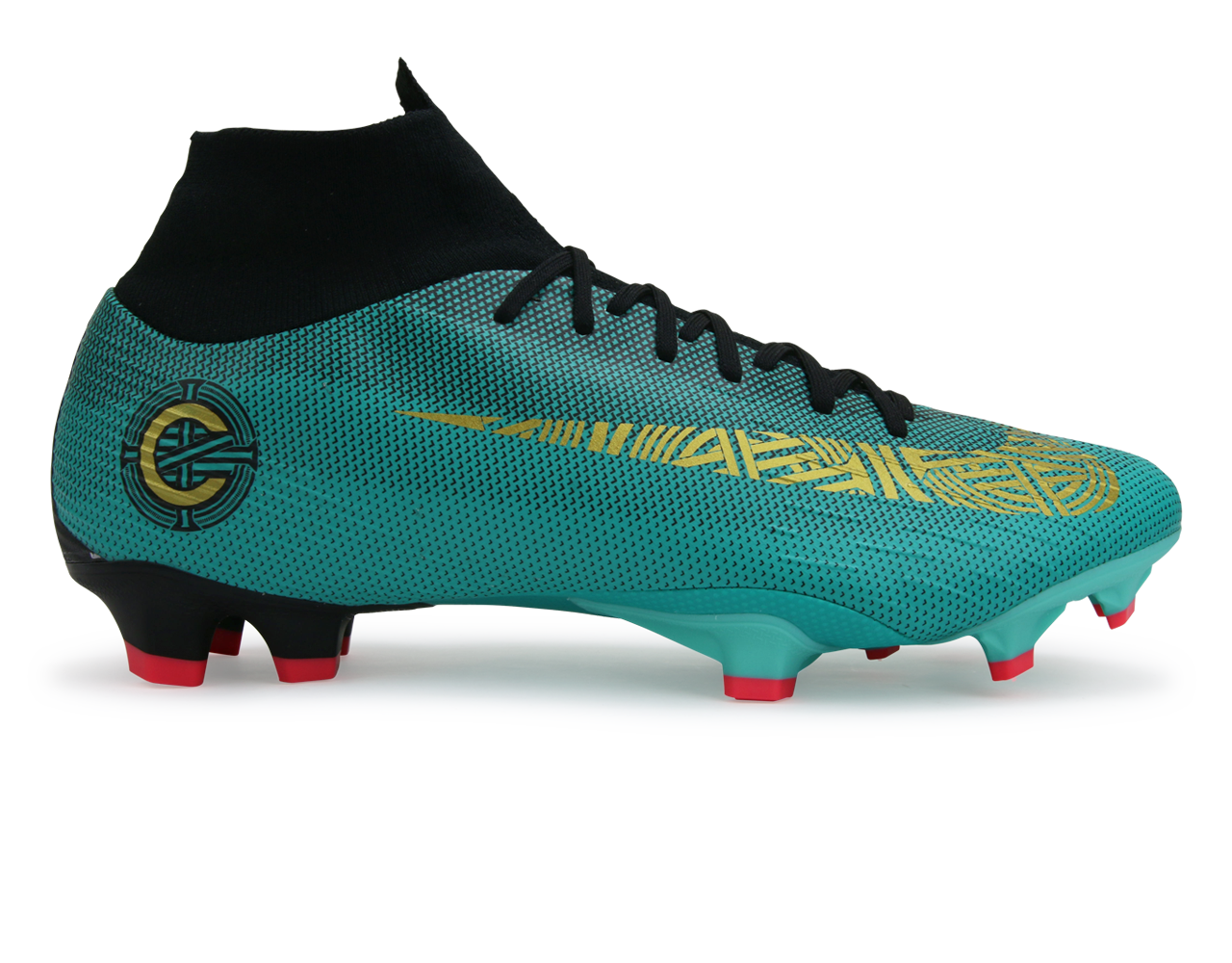 Nike Men's Mercurial CR7 Superfly 6 Pro FG Clear Jade/Hyper Turquoise