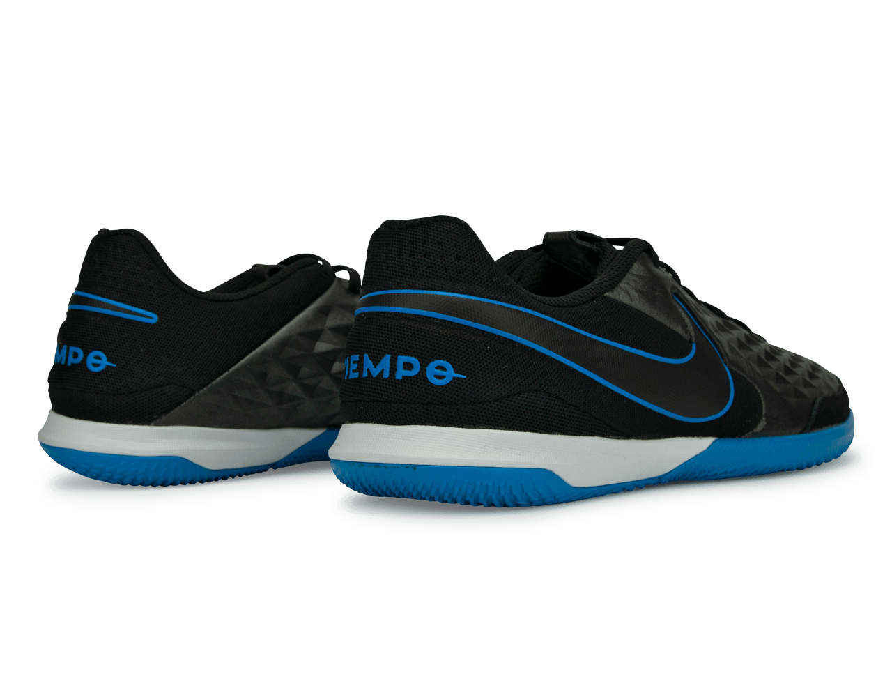 Nike Men's Tiempo Legend 8 Academy Indoor Soccer Shoes Black/Blue Hero