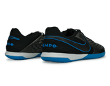 Nike Men's Tiempo Legend 8 Academy Indoor Soccer Shoes Black/Blue Hero