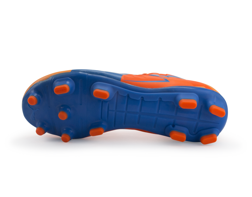PUMA Kids evoPOWER 3 H2H FG Orange Clown Fish/Electric Blue Lemonade