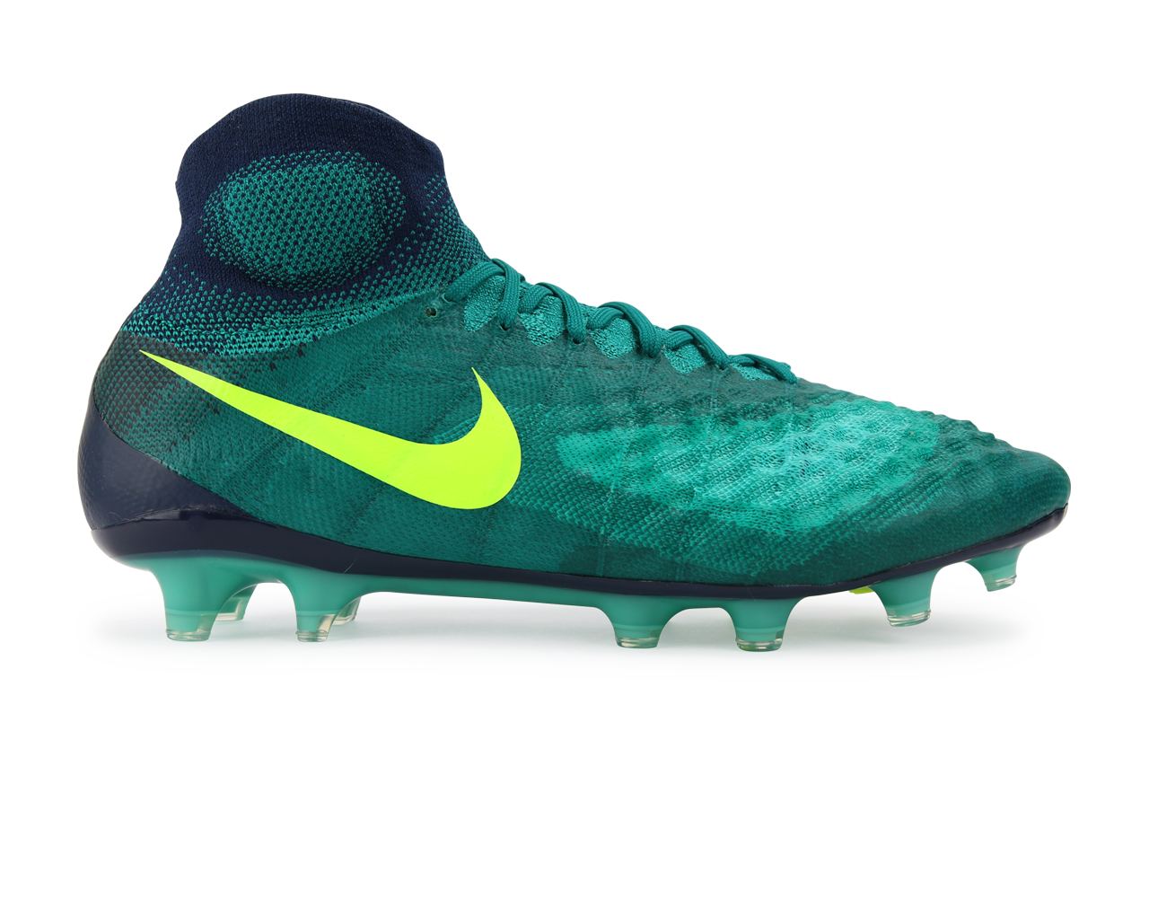 Nike Men s Magista Obra II FG Rio Teal Volt Obsidian Clear Jade Azteca Soccer