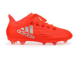 adidas Men's X 16.2 FG/AG Solar Red/Metalic Silver